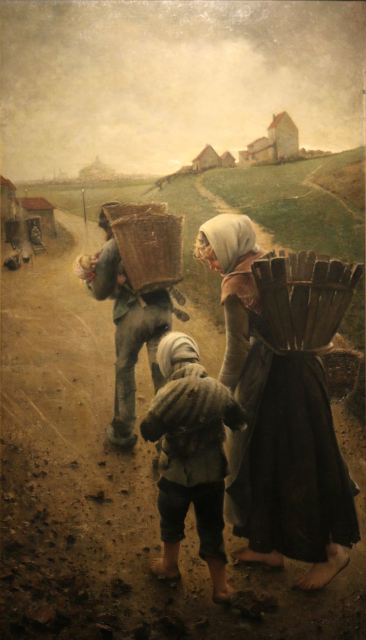 I venditori di gesso - La sera da Léon Frédéric