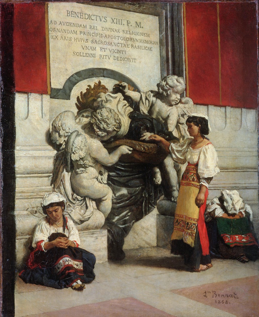 Fontana presso la Cattedrale di San Pietro a Roma, 1868 da Leon Joseph Florentin Bonnat