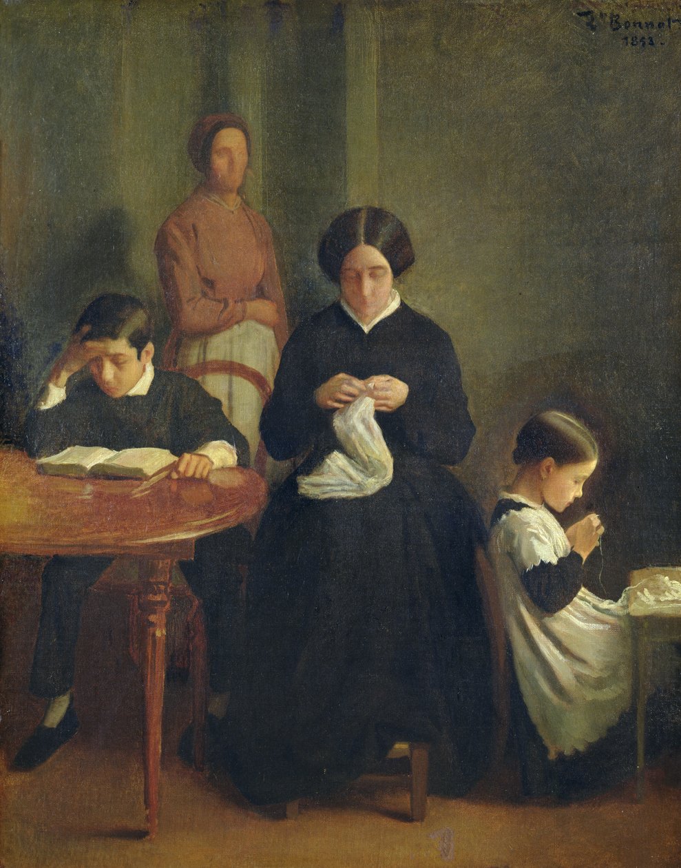 Ritratto della madre, del fratello e della sorella dell