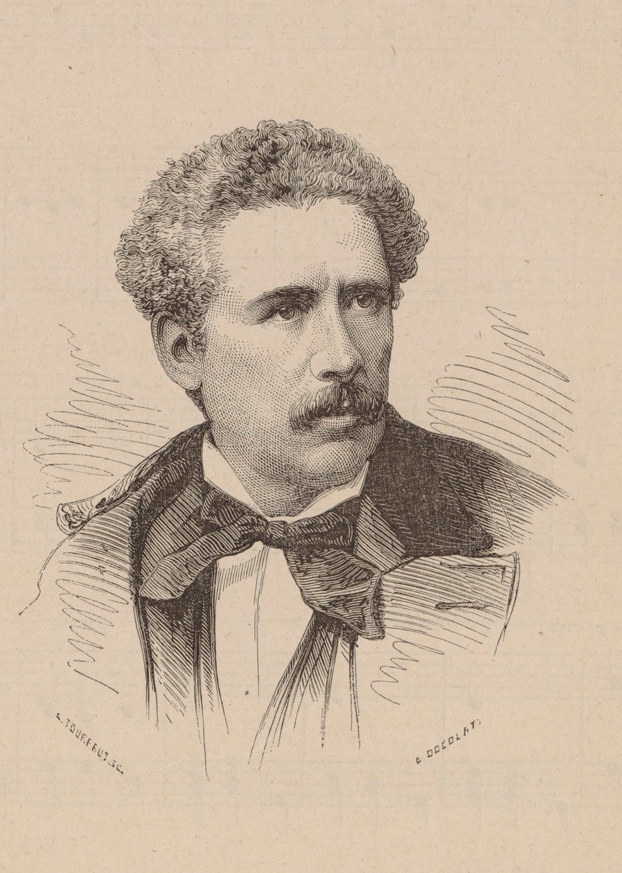 Ritratto del compositore Olivier Métra da Leon Alexandre Tourfaut