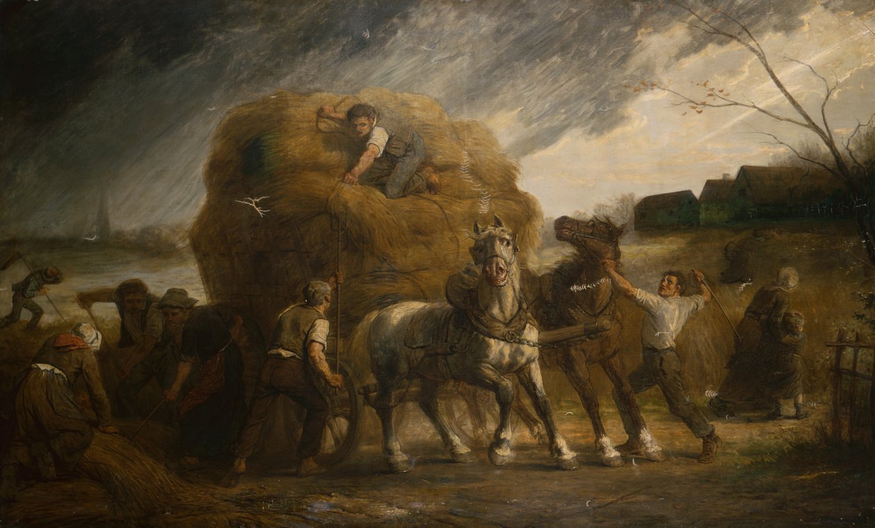 La tempesta in arrivo da Leon Augustin Lhermitte
