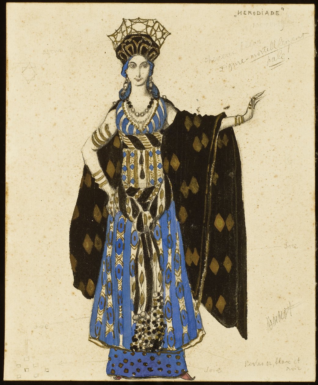 Costume per "Salome": Herodiade da Leon Bakst