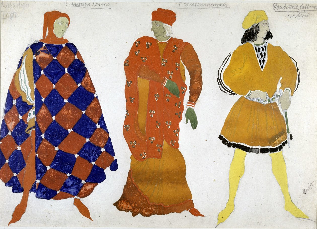 Costume di Bakst per "Il Martire di San Sebastiano" da Leon Bakst