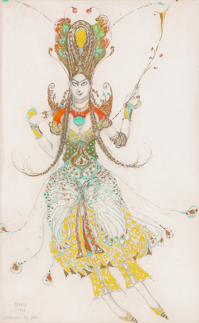 Bozzetto per il costume di Tamara Karsavina come 