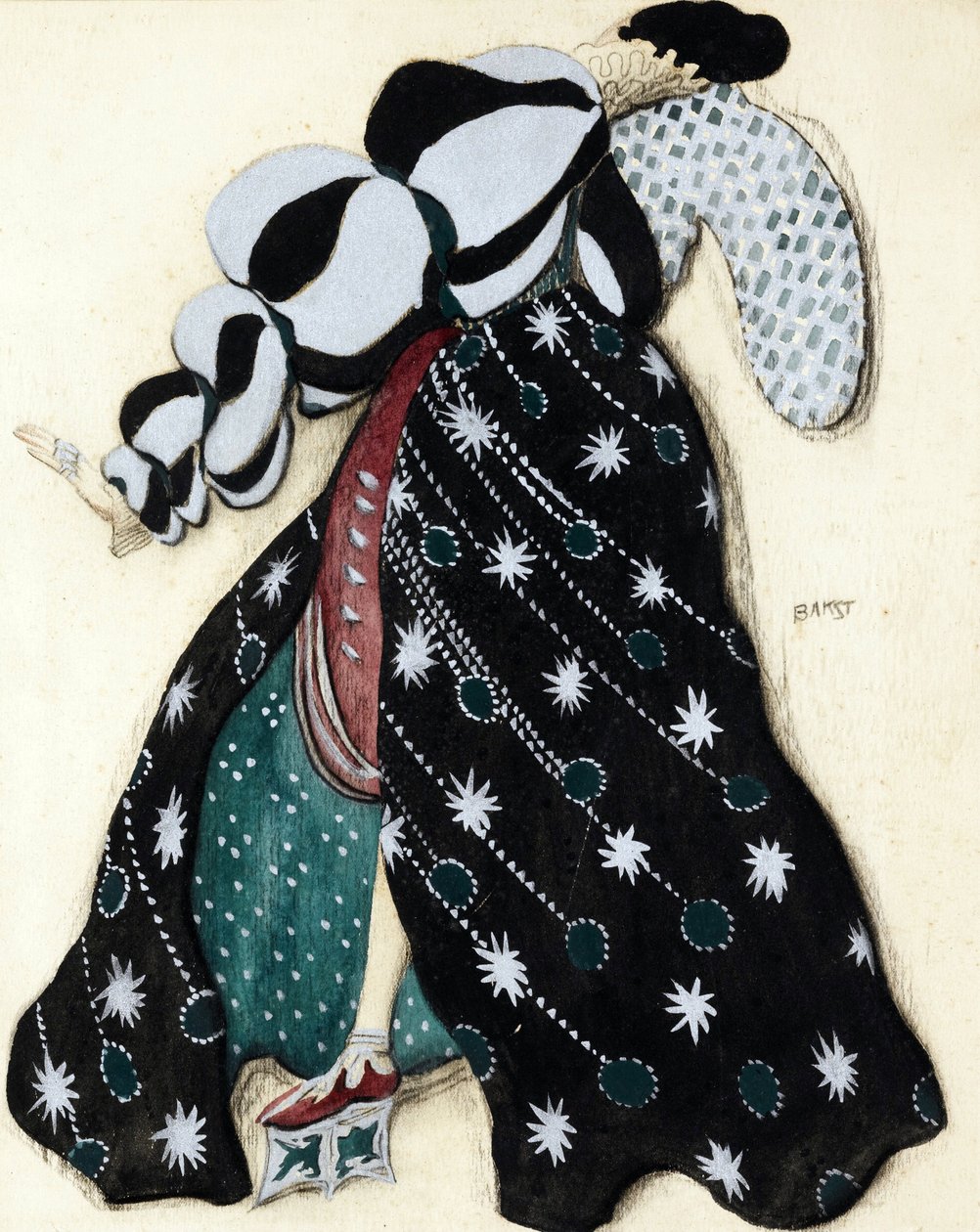 Bozzetto per il balletto "La Leggenda di Giuseppe" di R. Strauss - Leon Bakst, 1914 da Leon Bakst