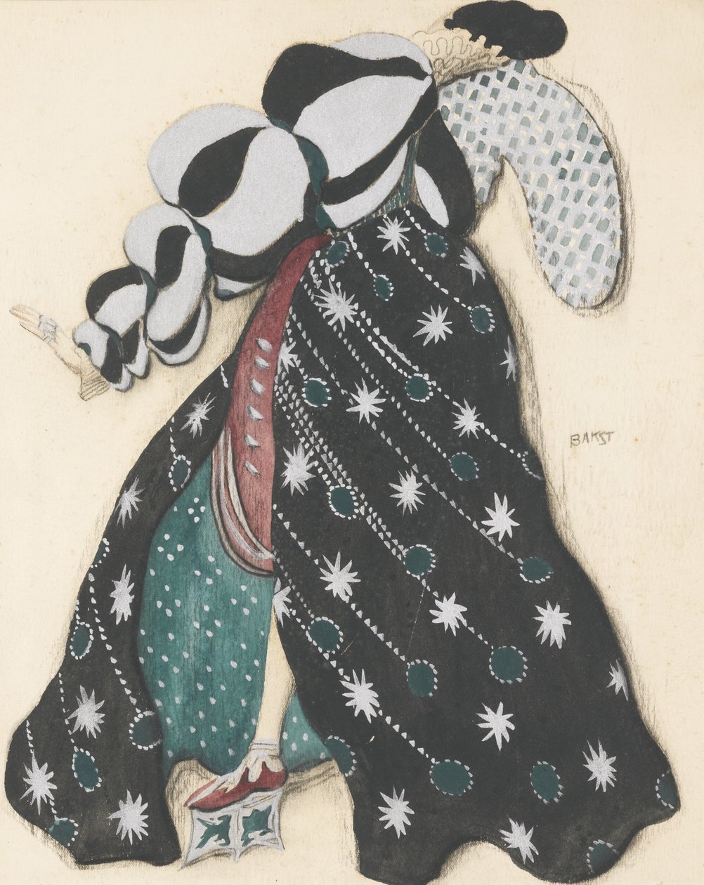 Costume per il balletto La Leggenda di Giuseppe di R. Strauss da Leon Bakst