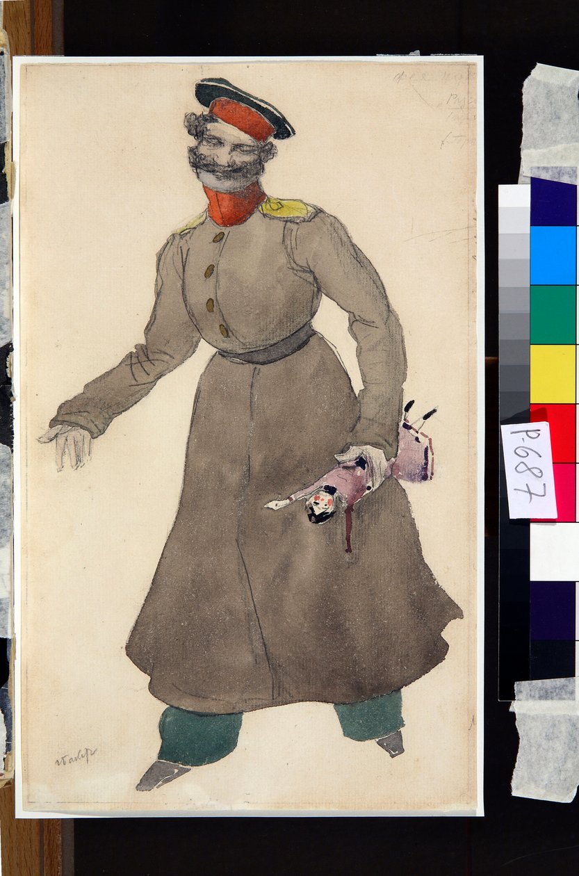 Costume per il balletto La Bambola Fatata di J. Bayer da Leon Bakst