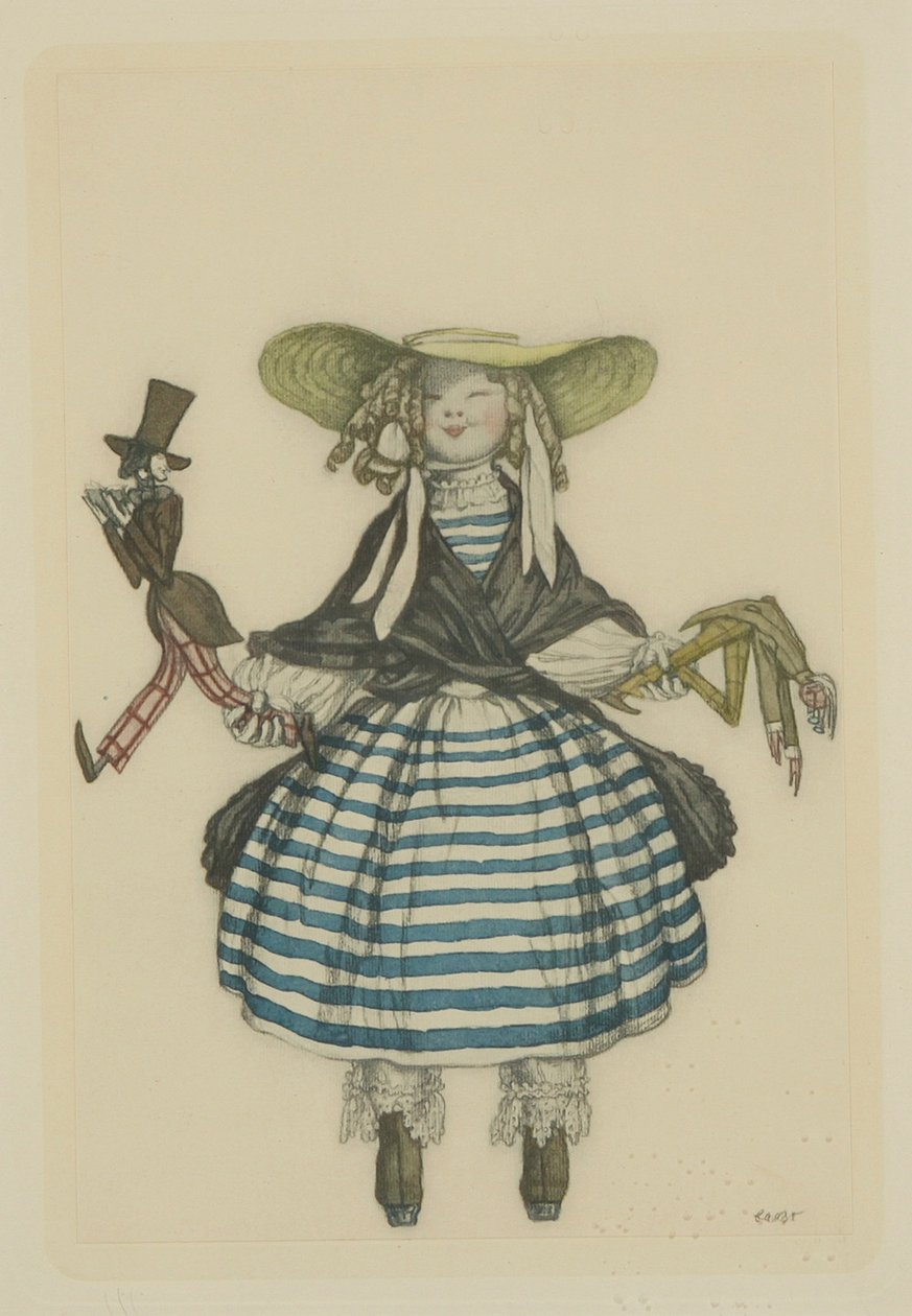 Costume per il balletto La bambola fatata di J. Bayer, 1903 da Leon Bakst