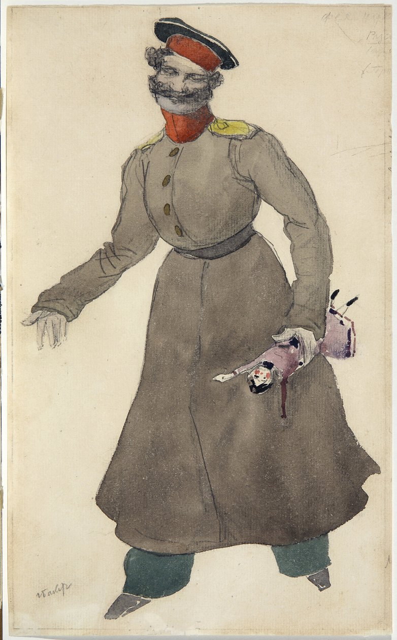Costume per il balletto La Bambola Fata di J. Bayer da Leon Bakst