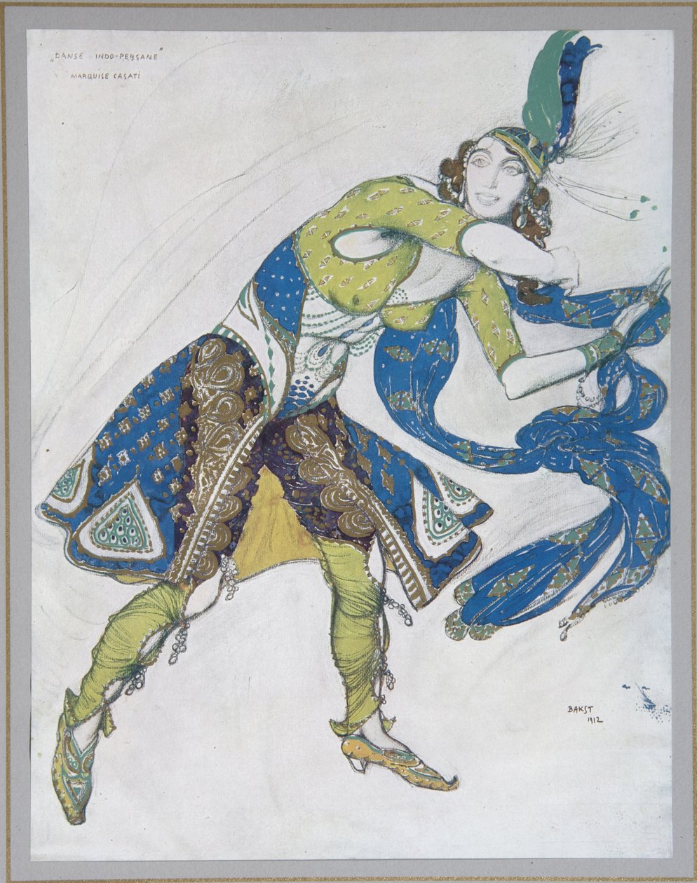 Danza indiana La Marchesa de Casati, 1912 da Leon Bakst