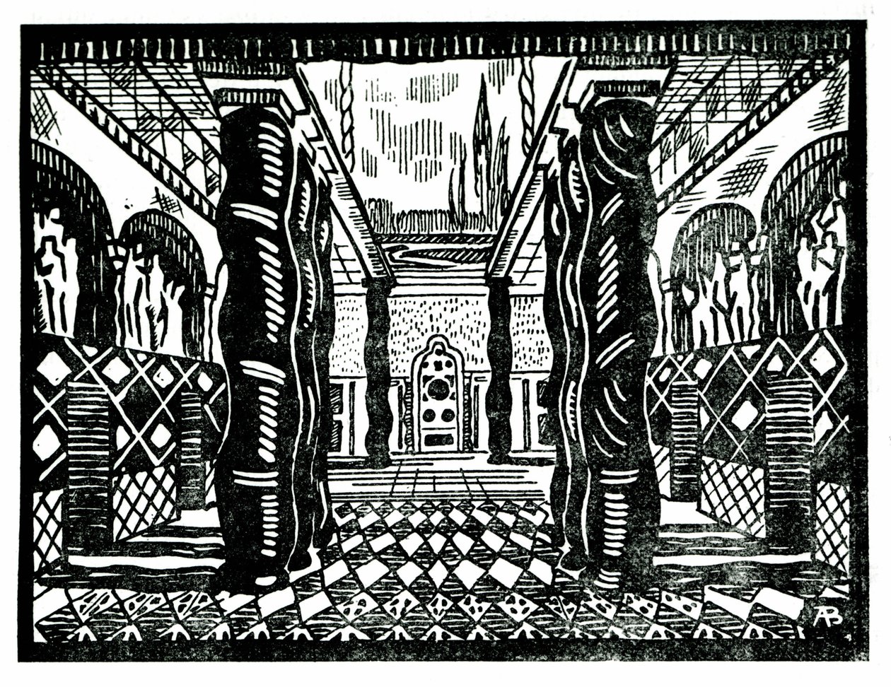 Scenografia per il terzo atto de 