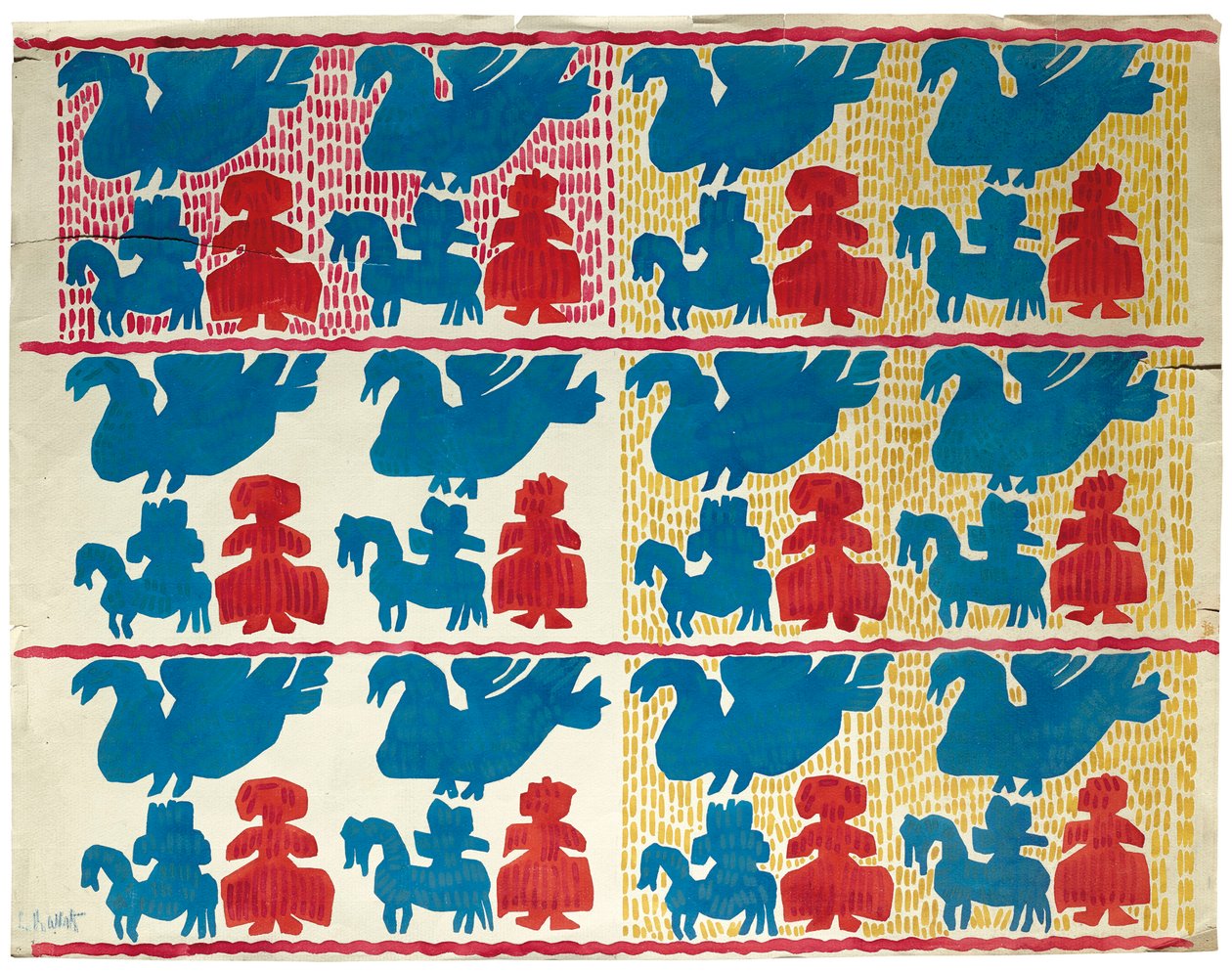 Design tessile, inizio XX secolo da Leon Bakst