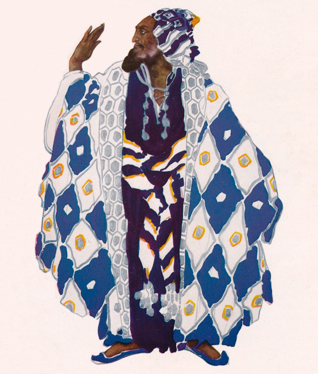 Un Notabile Mesopotamico, 1922 da Leon Bakst