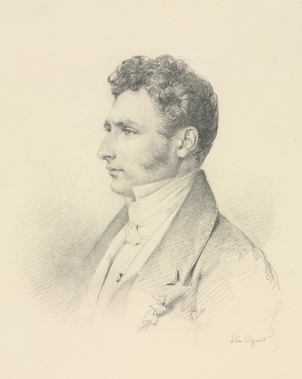 Ritratto di un gentiluomo da Léon Cogniet