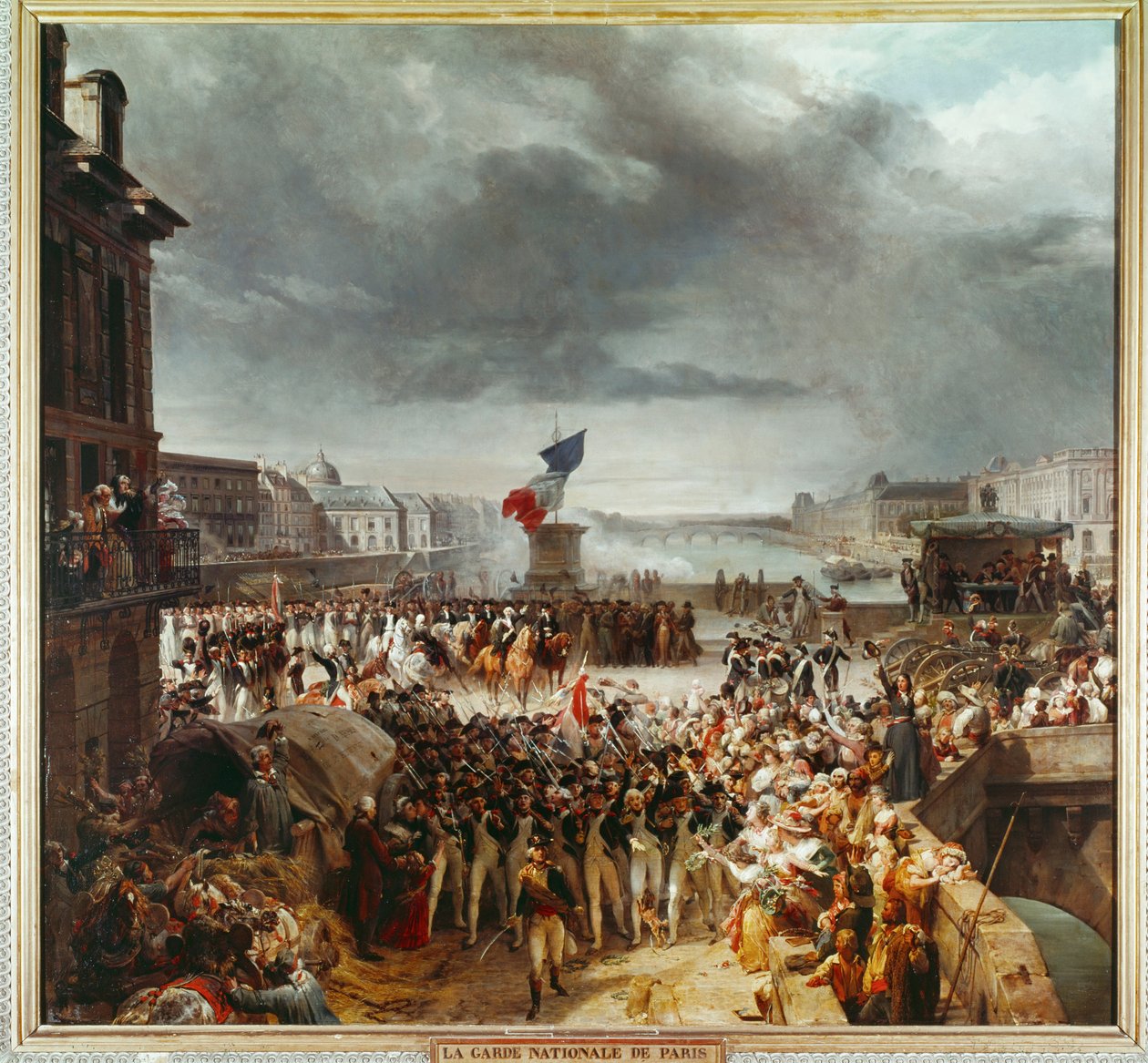 La Guardia Nazionale di Parigi parte per l