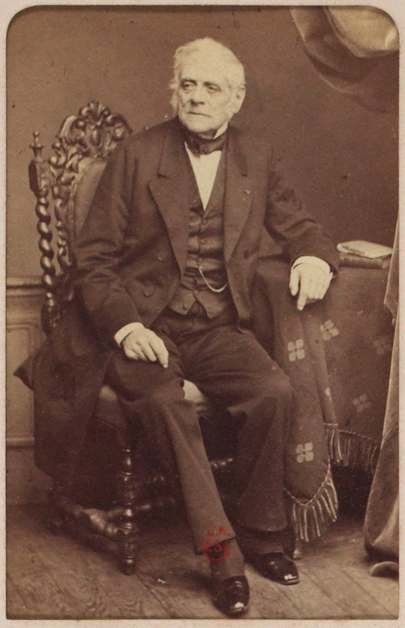Ritratto del compositore Daniel-Francois-Esprit Auber da Leon Cremiere