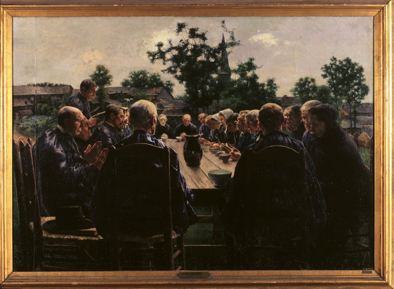 Il pasto funebre da Leon Henri Marie Frederic