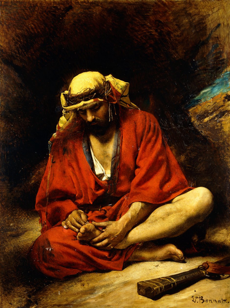 Un Arabo che Estrae una Spina dal Piede da Leon Joseph Florentin Bonnat