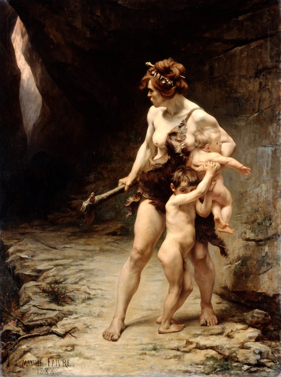 Due madri, 1888 da Leon Maxime Faivre