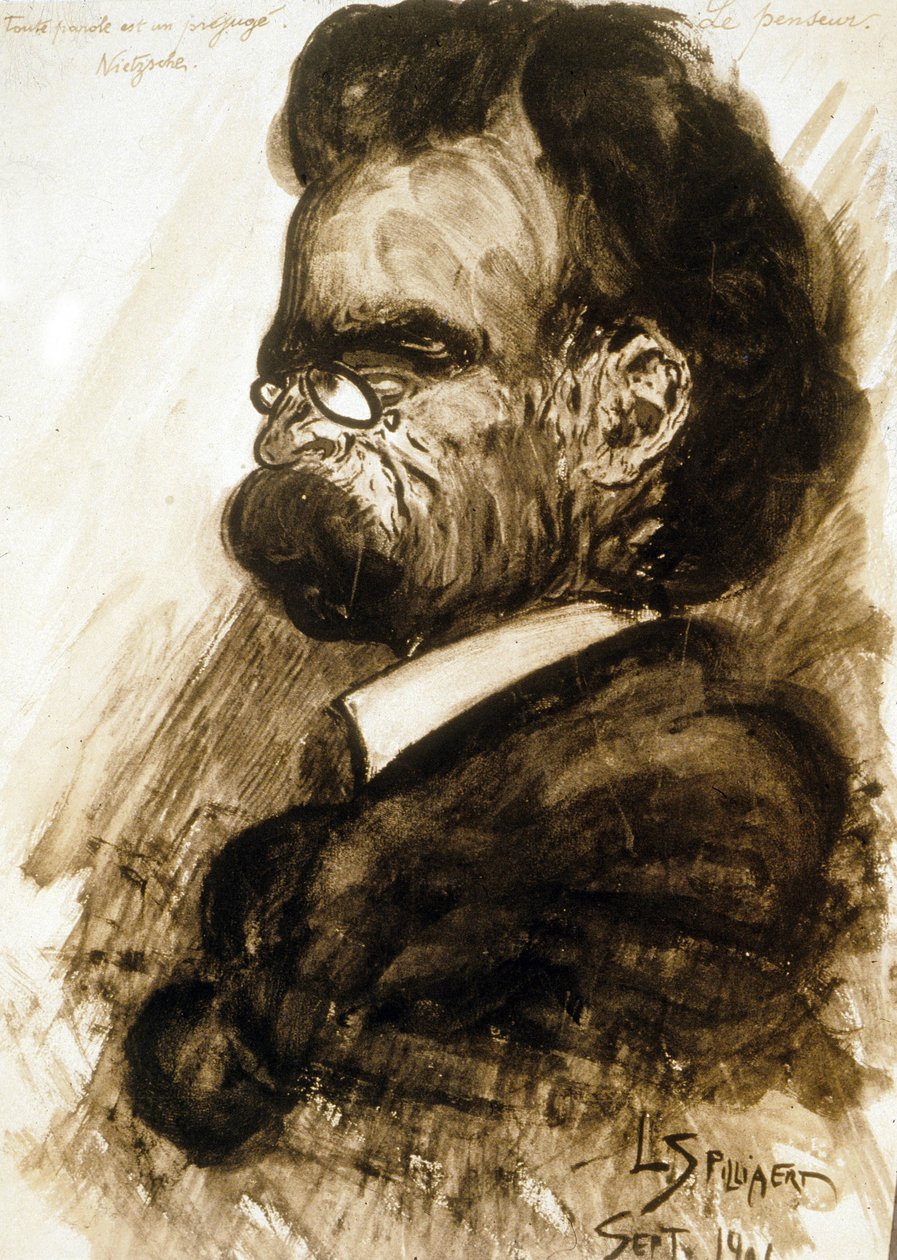 Friedrich Nietzsche (1844-1900) filosofo e poeta tedesco da Leon Spilliaert