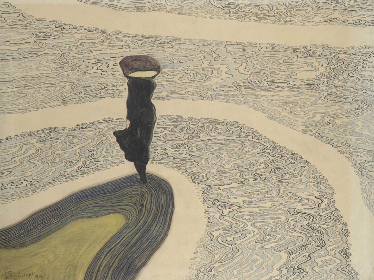 Donna sulla riva da Leon Spilliaert
