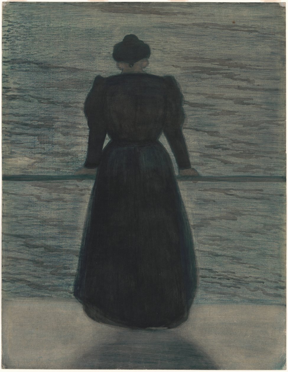 Donna in riva al mare da Leon Spilliaert