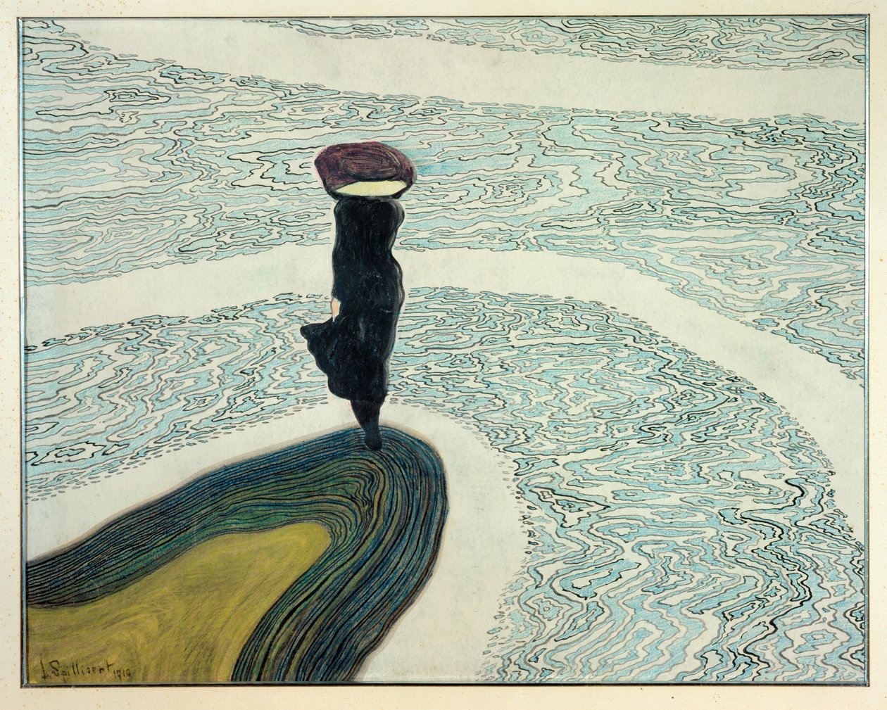 Donna in riva al mare da Leon Spilliaert