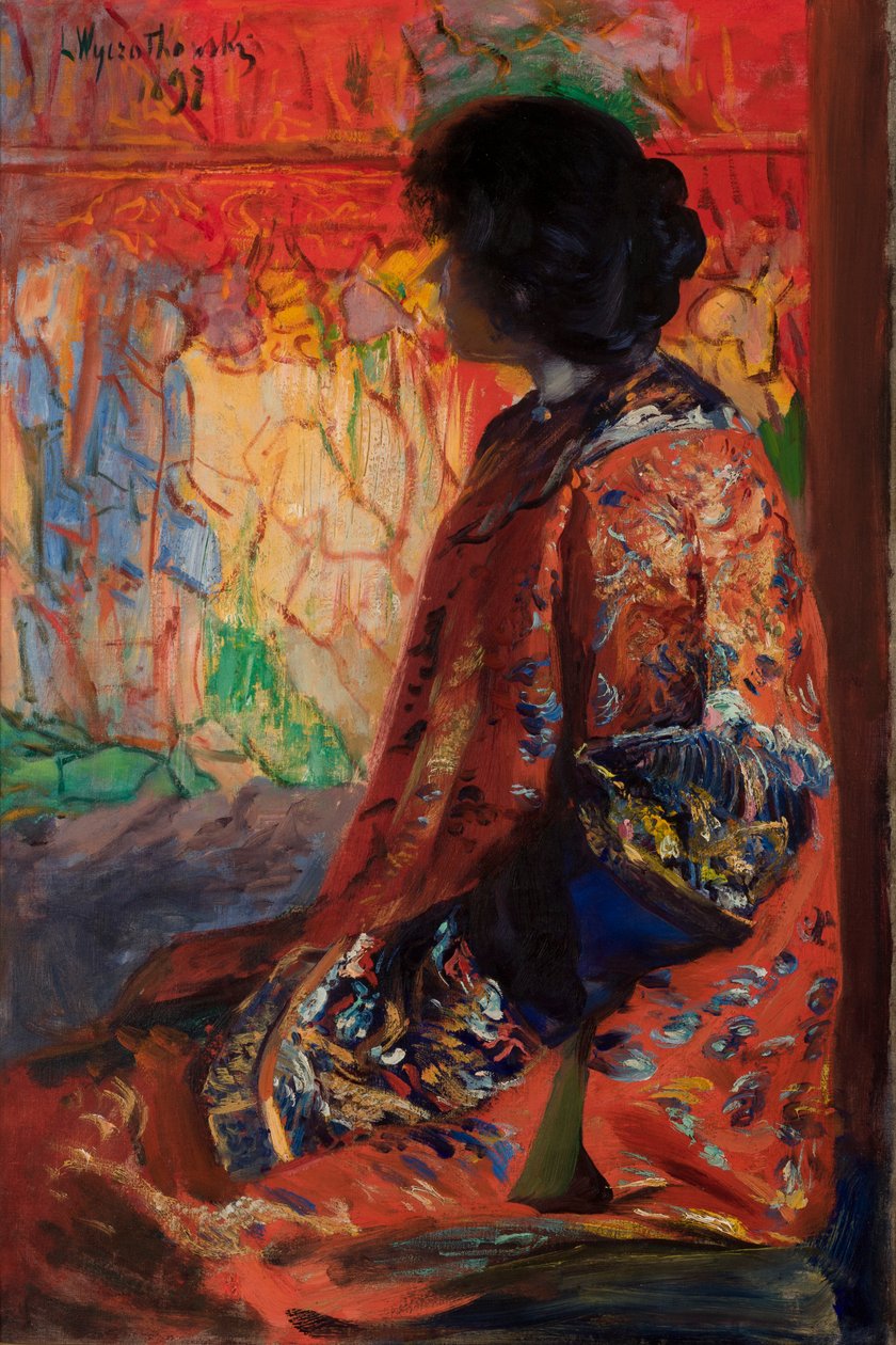 Donna giapponese da Leon Wyczolkowski