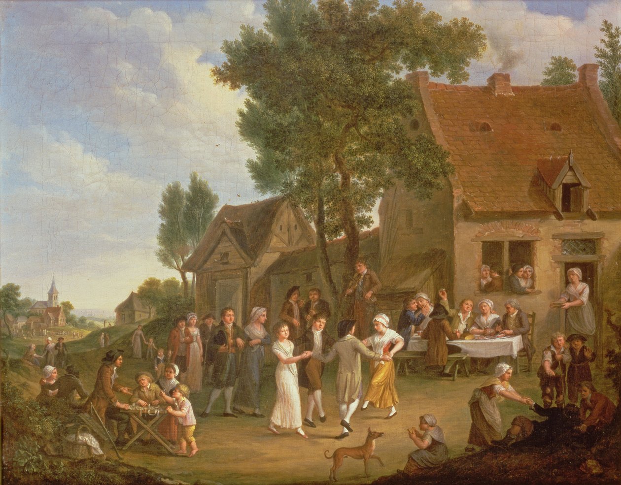 Un matrimonio di villaggio da Léonard Defrance
