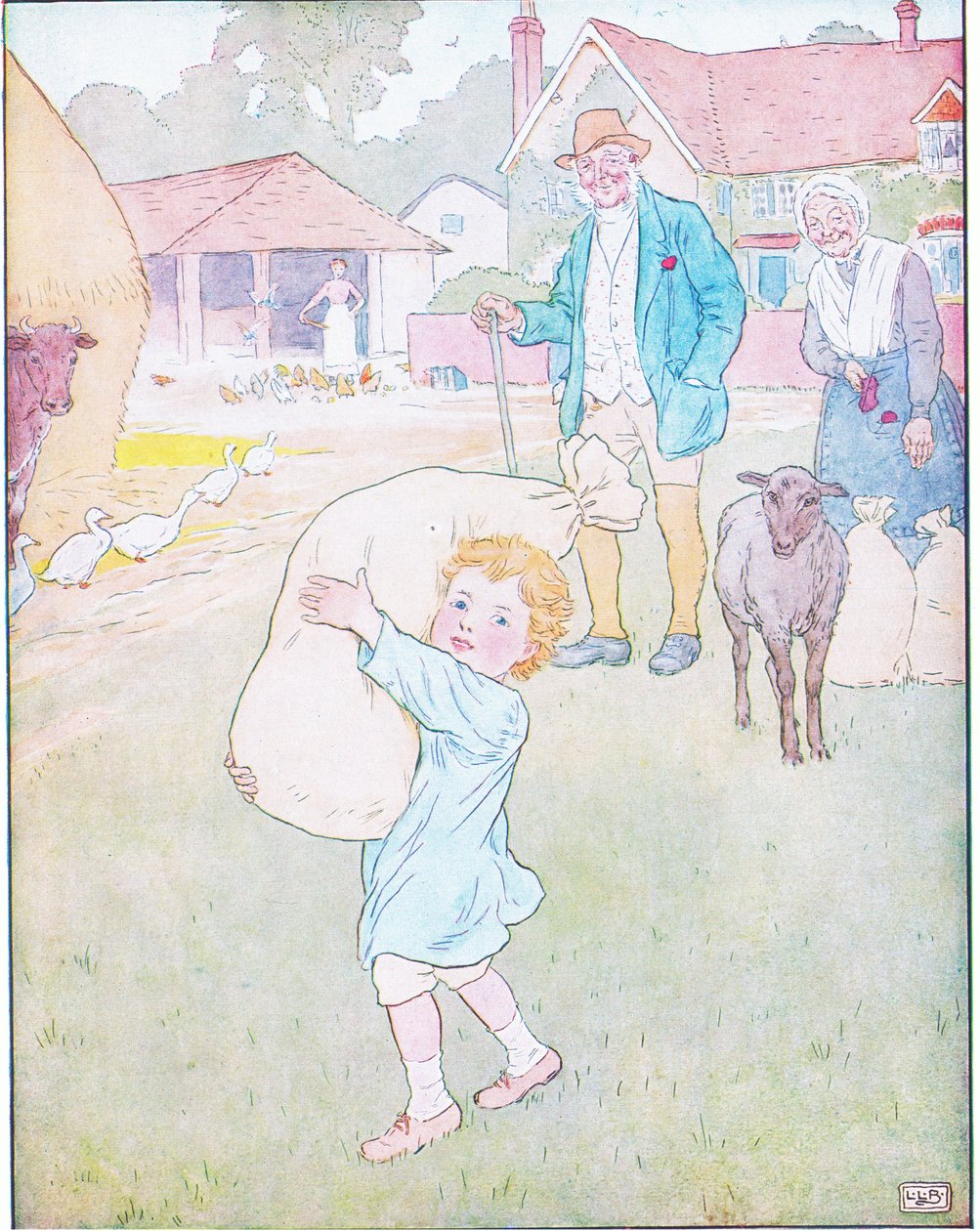 E uno per il ragazzino che corre lungo la corsia da Leonard Leslie Brooke