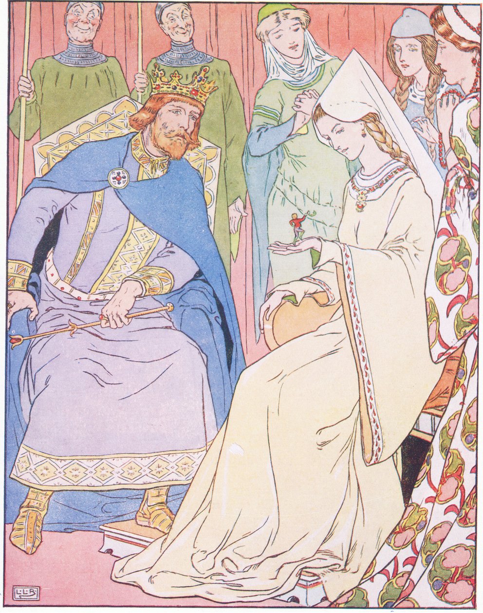 La regina era deliziata dal ragazzino da Leonard Leslie Brooke