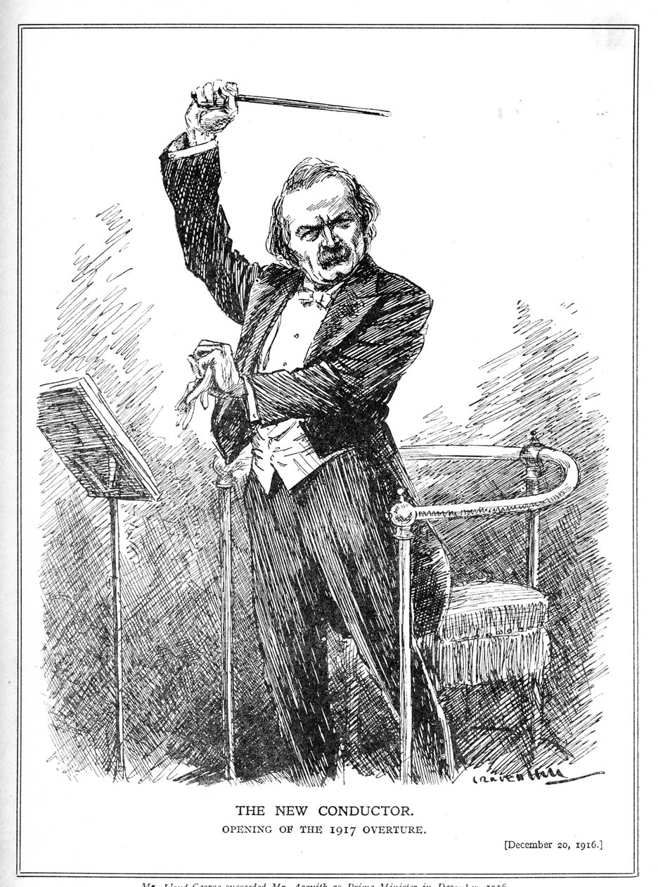 Lloyd George come il Nuovo Direttore del Governo di Coalizione, dicembre 1916 da Leonard Raven Hill