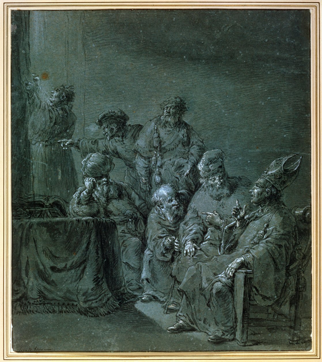 Un soggetto biblico, XVII secolo da Leonard Bramer
