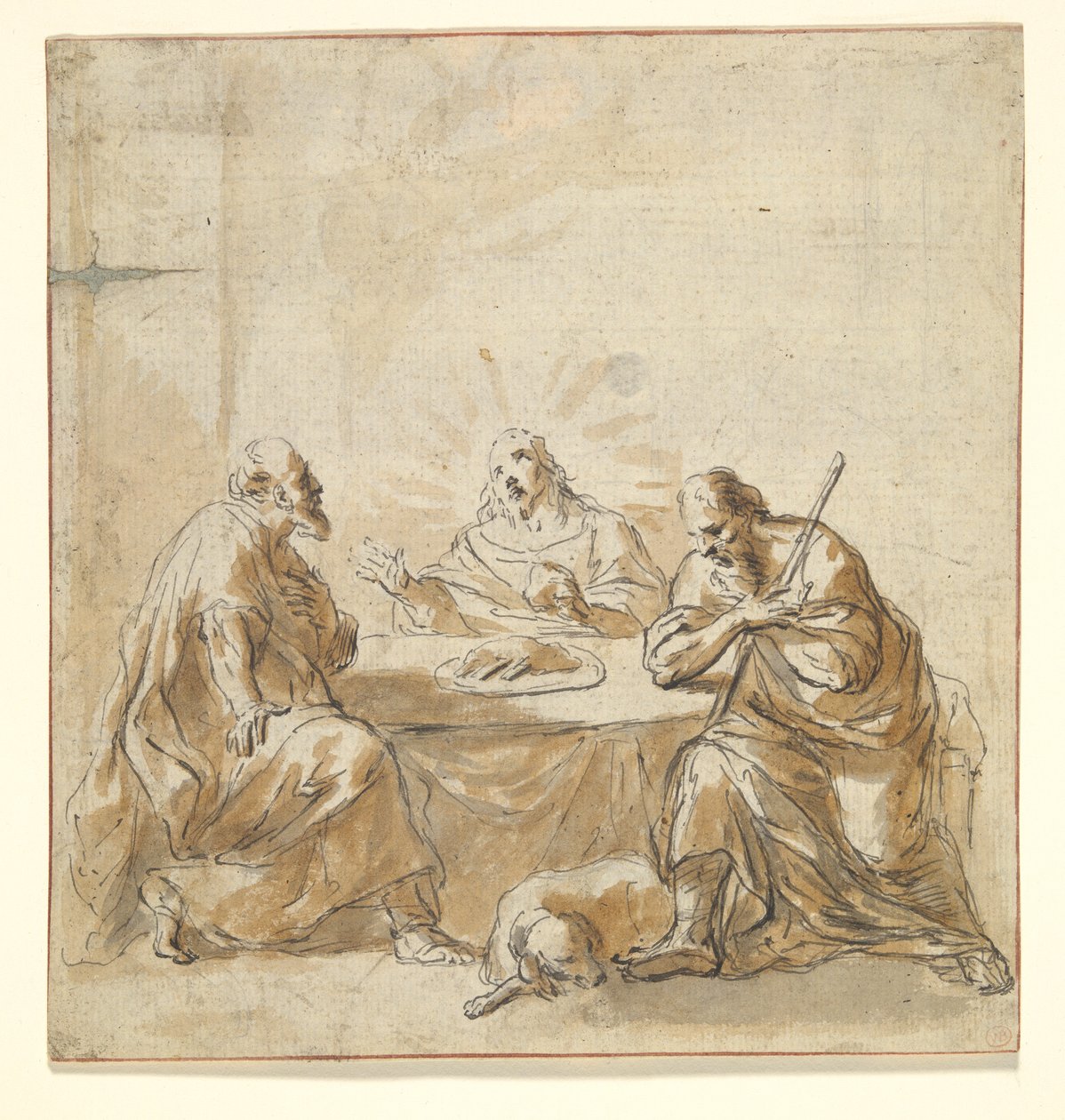 Cena in Emmaus da Leonard Bramer