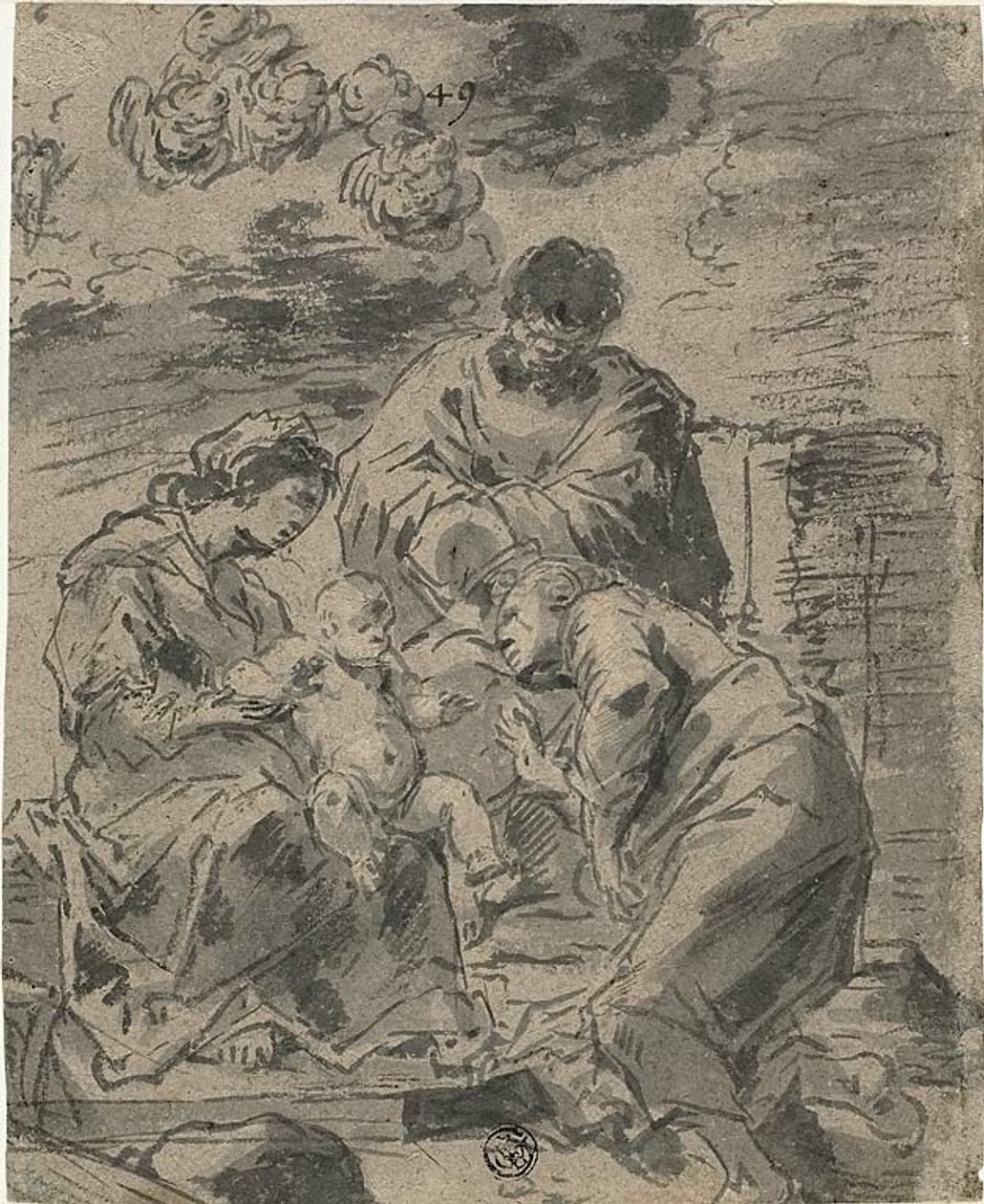 Il matrimonio mistico di Santa Caterina da Leonard Bramer