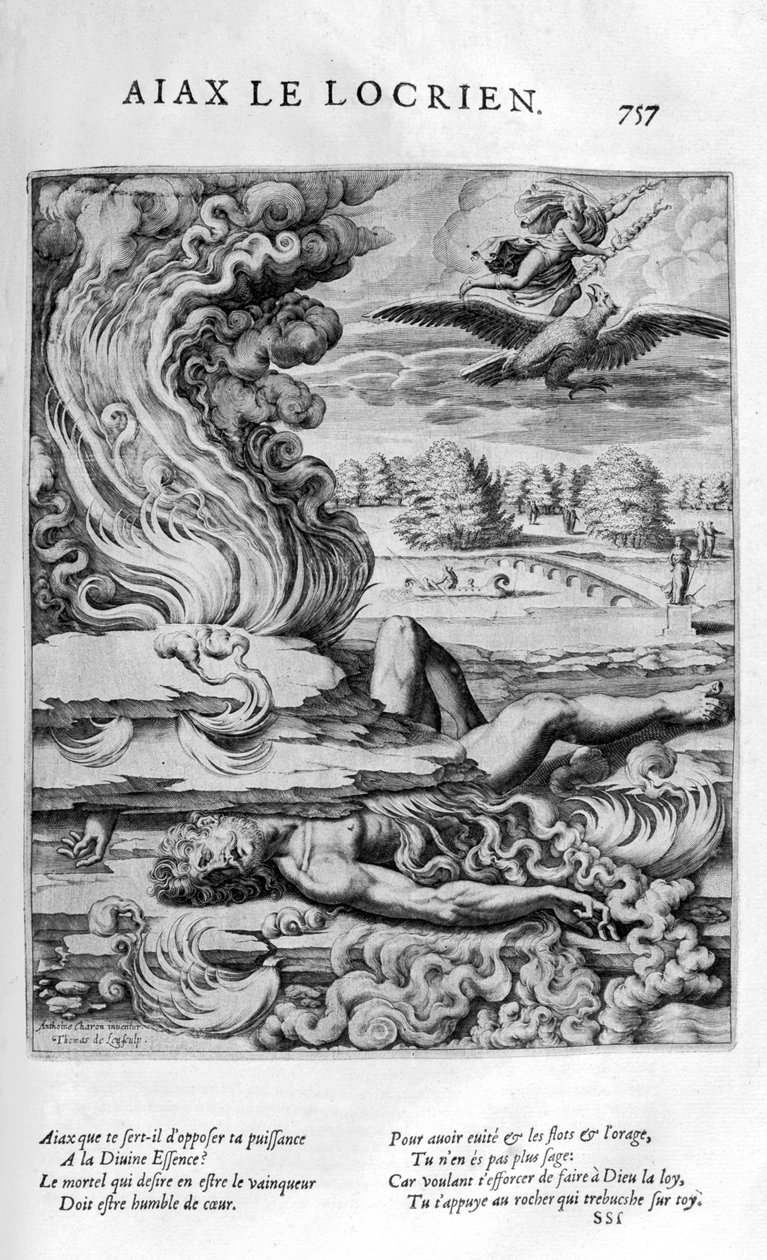 Aiace il Minore, 1615 da Leonard Gaultier