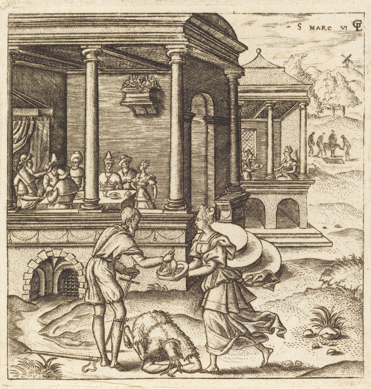 La decapitazione di Giovanni Battista da Leonard Gaultier