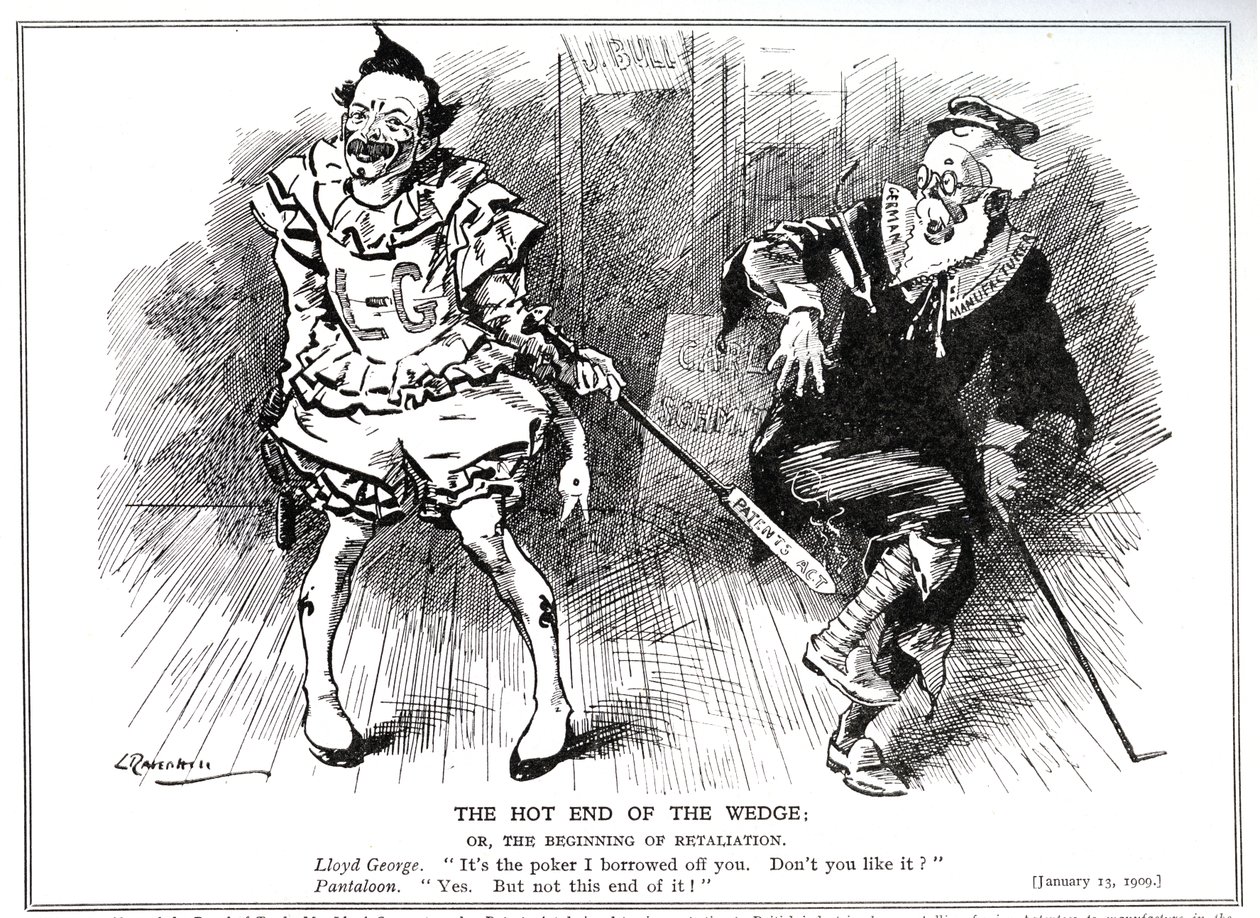 Lloyd George, come Presidente del Board of Trade, protegge l