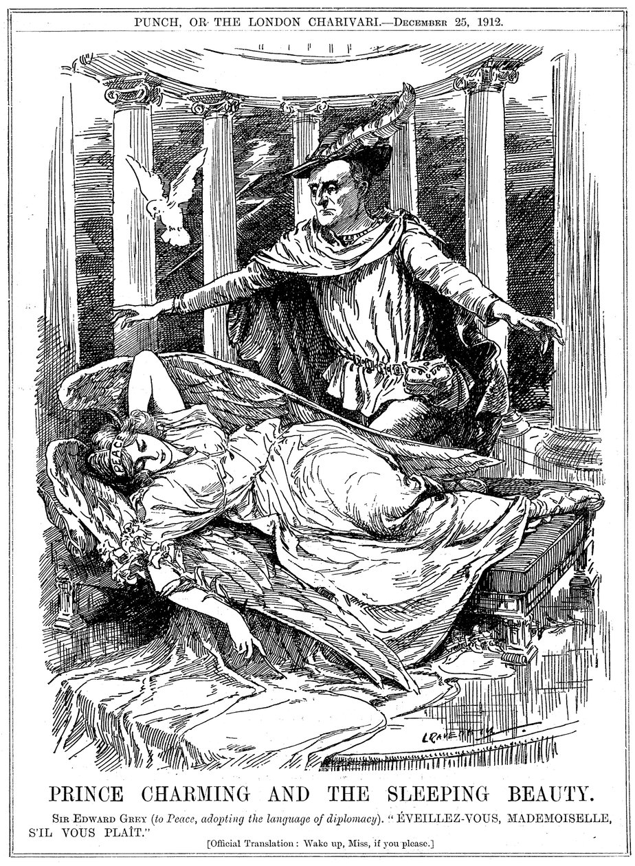 Il principe azzurro e la bella addormentata, 1912 da Leonard Raven Hill