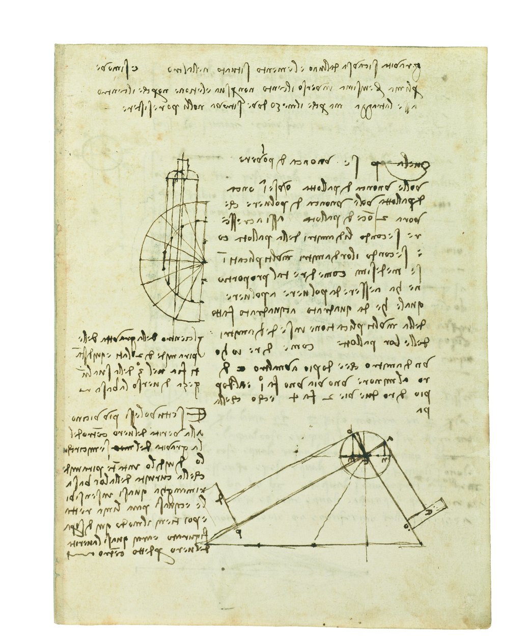 Codice sul volo degli uccelli, Folio 2 recto da Leonardo da Vinci
