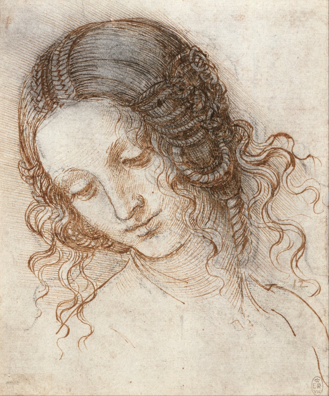 Testa di Leda da Leonardo da Vinci