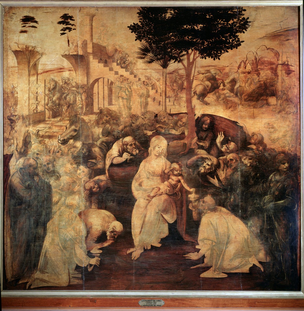 Adorazione dei Magi da Leonardo da Vinci
