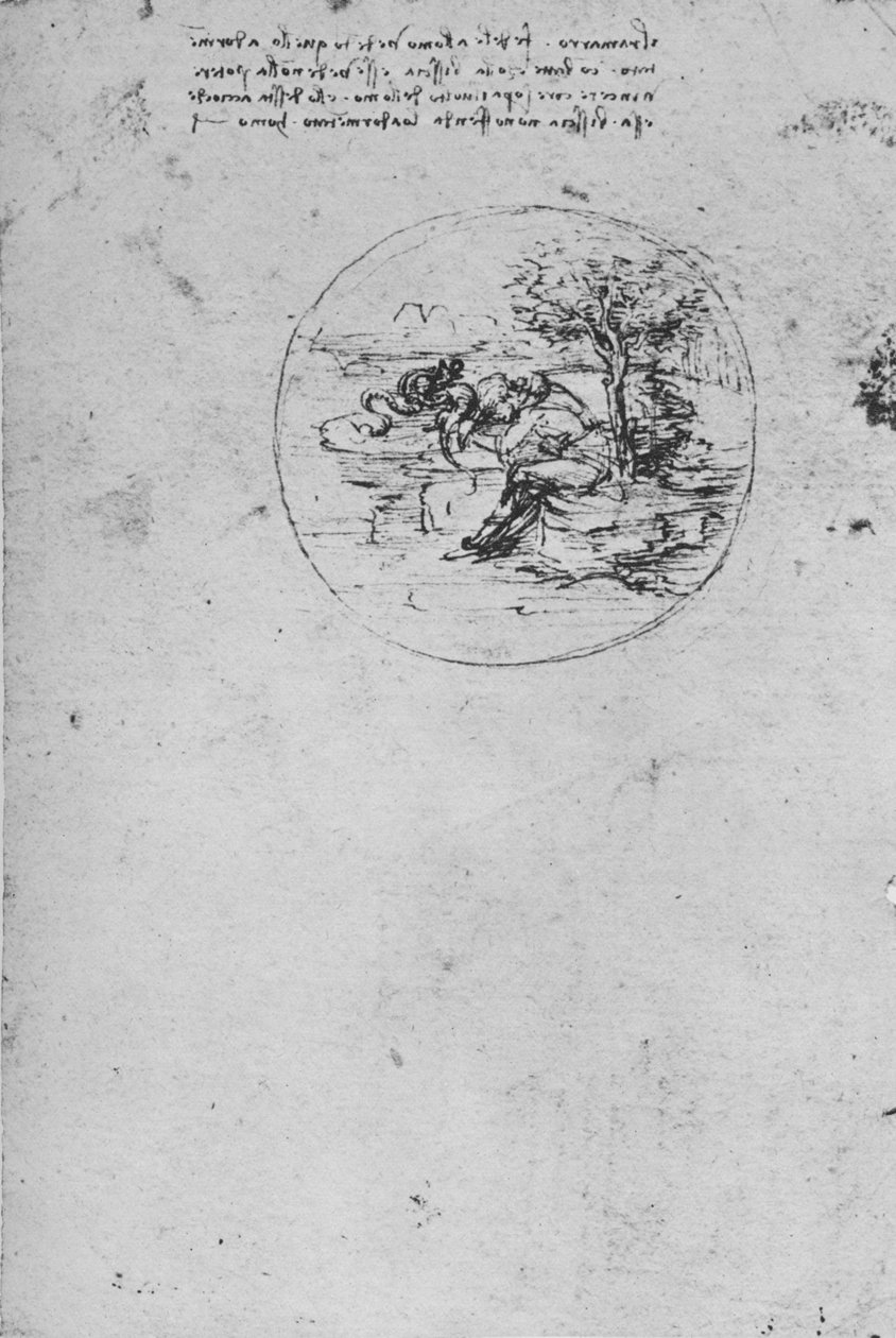 Allegoria della Lucertola Simboleggiante la Verità da Leonardo da Vinci