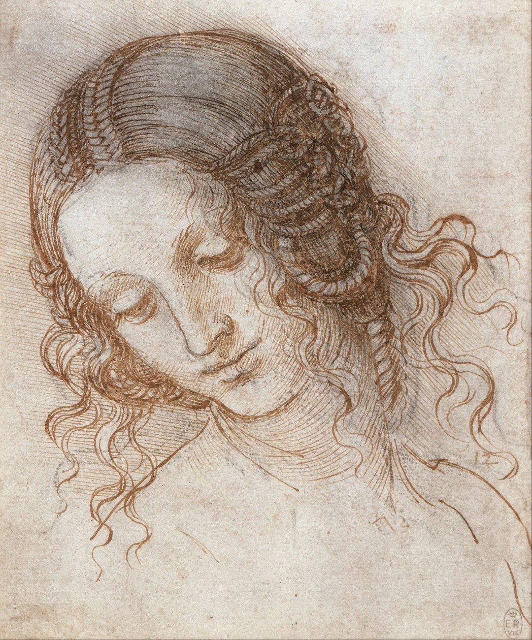 Testa di Leda da Leonardo da Vinci