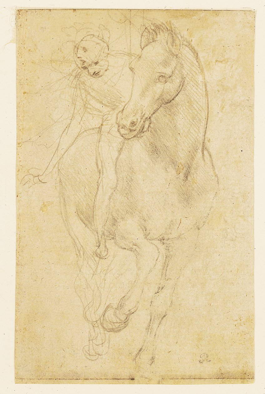 Cavallo e Cavaliere, c.1480 da Leonardo da Vinci