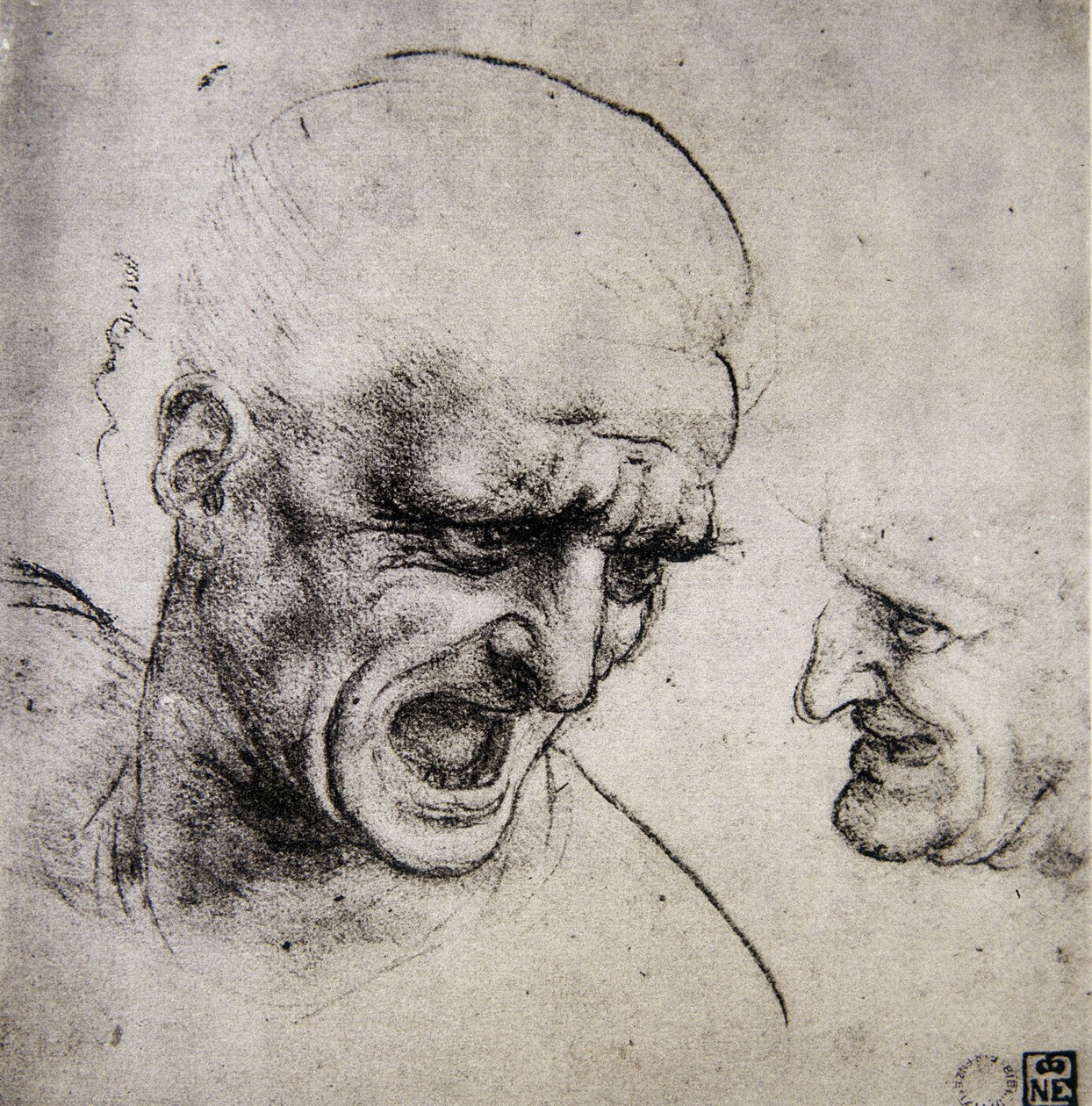 Studio per la Battaglia di Anghiari da Leonardo da Vinci