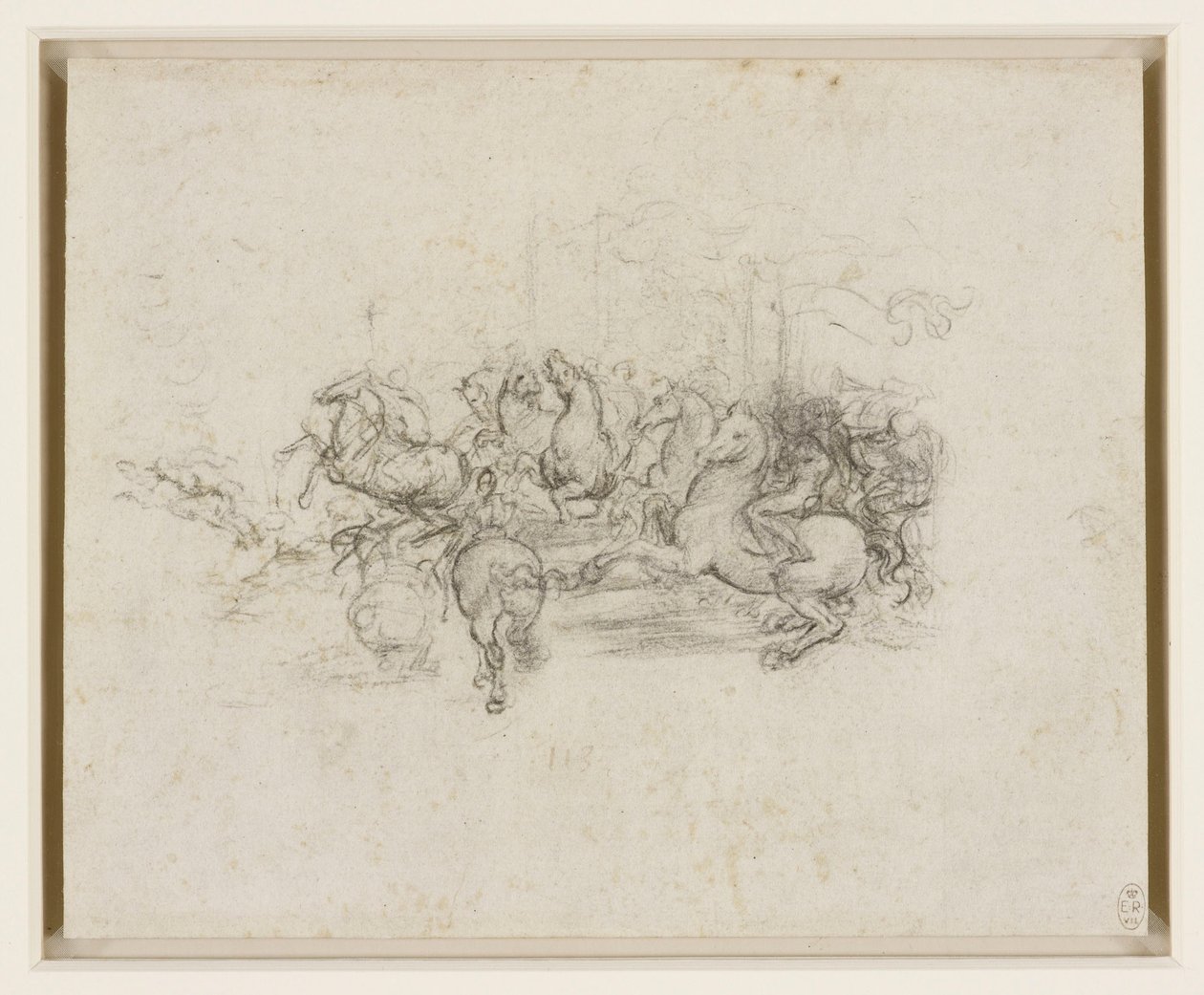 Leonardo da Vinci - RCIN 912339, A cavalcade c.1503-4 da Leonardo da Vinci