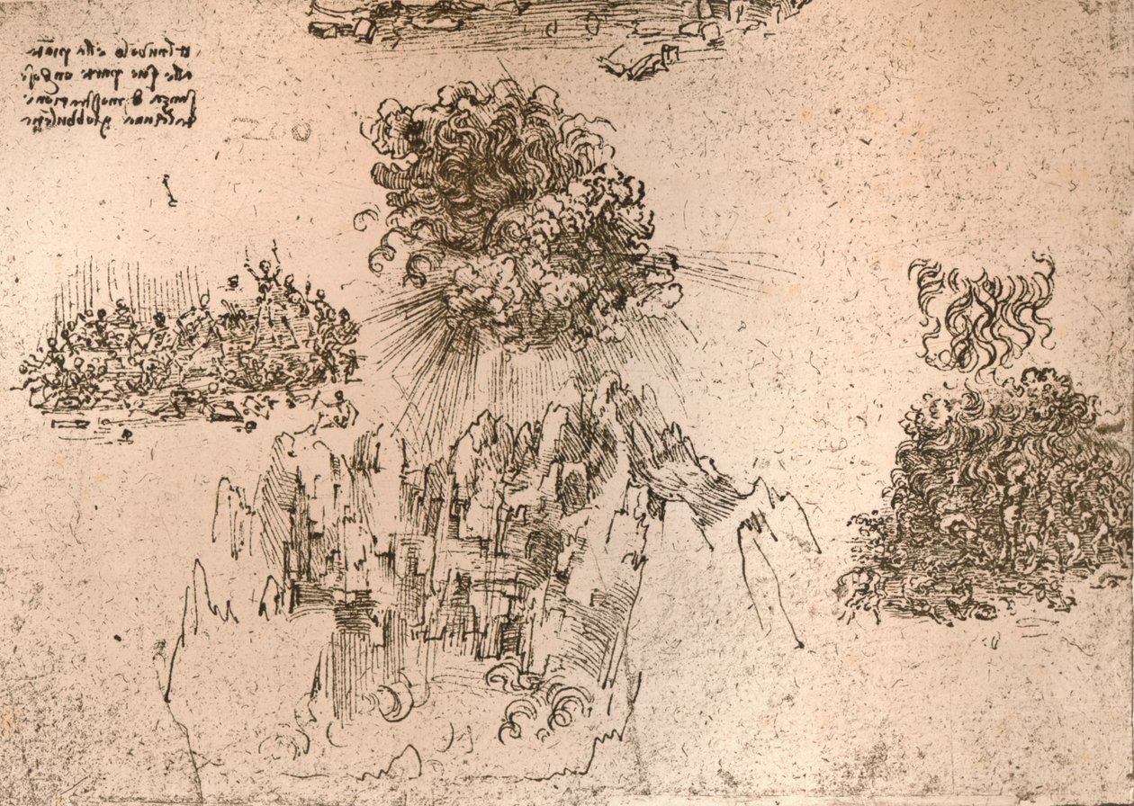 Rappresentazione di fenomeni naturali, c1472-c1519, 1883 da Leonardo da Vinci