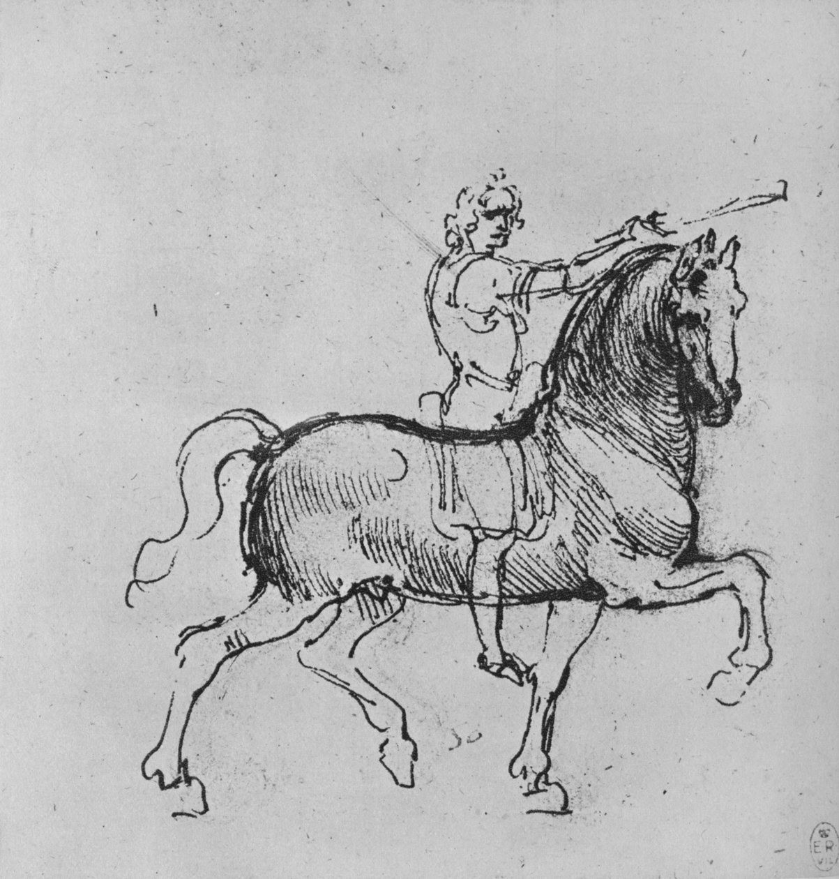 Studio di un cavaliere, c1480 da Leonardo da Vinci