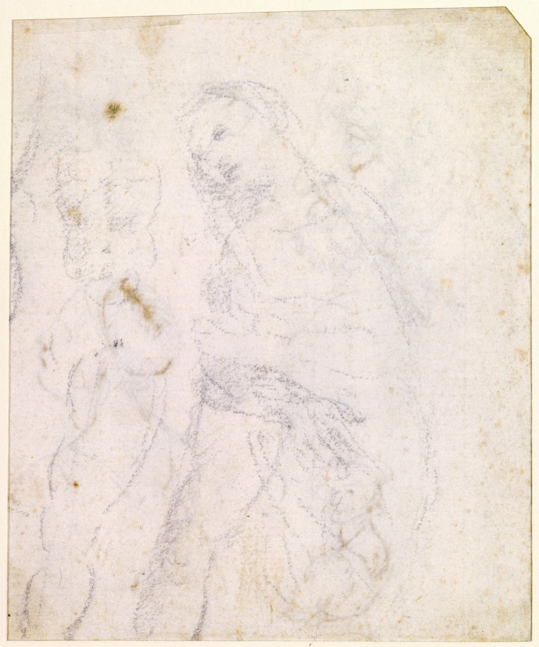 Study of a Madonna [verso] da Leonardo da Vinci